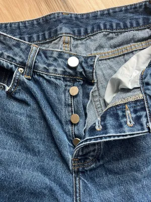 Button up jeans Blue Size M thumbnail 2