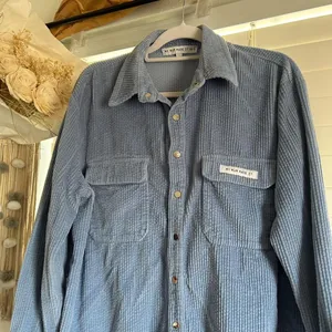 My Mum Made It Blue Corduroy Oversized Shacket XS S thumbnail 3