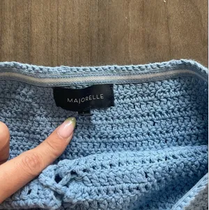 Majorelle Blue Crotchet Dress From Revolve thumbnail 6
