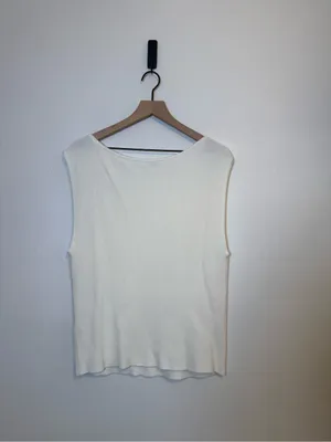 Abercrombie & Fitch Ribbed Knit Sweater Boat Neck Tank‎ Top thumbnail 5