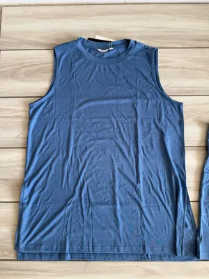 Pretty Garden 2 Piece Short Set Blue Large NWT IN PACKAGE thumbnail 6