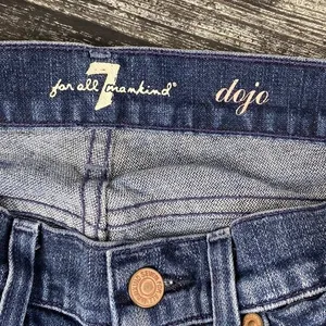 7 For All Mankind Dojo Crop Capri Denim Blue Jeans 24 thumbnail 7