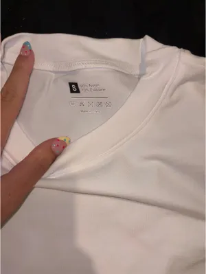 White Athletic Shirt thumbnail 3