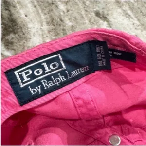 Ralph Lauren Vibrant Pink Cap with Navy Logo thumbnail 5