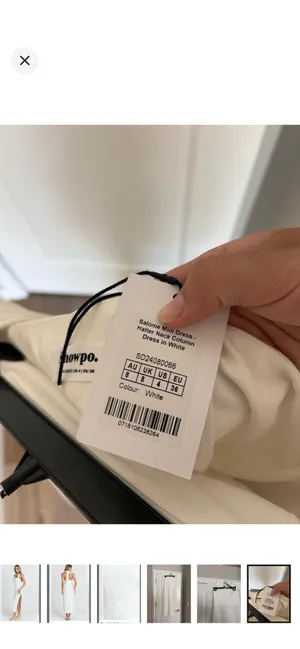 Showpo White Halter Dress thumbnail 8