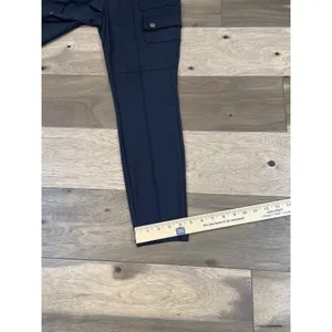 Halara Cargo Pants Size M Navy High Waisted Utility Skinny Stretch Snap Pocket thumbnail 8