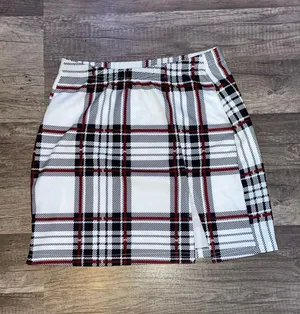 SheIn Plaid Skirt thumbnail 1