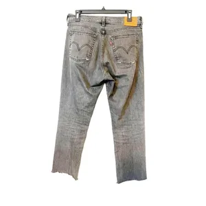 Levi’s Gray Wedgie Straight Leg Button Fly Jeans Size 6/28‎ thumbnail 4