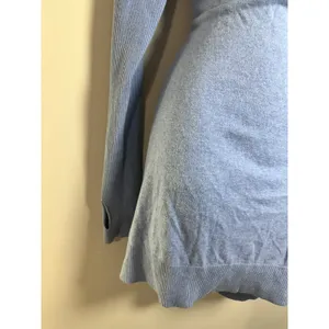 UGG Liliana Sweater Dress Womens Large Heathered Blue Boat Neck V-Back Knit‎ L thumbnail 4