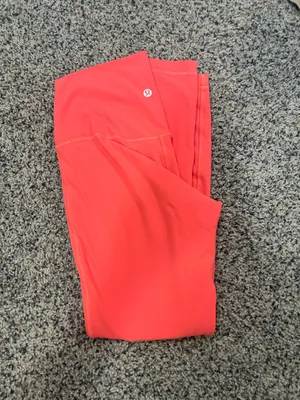 Coral Lululemon Align Leggings  thumbnail 2