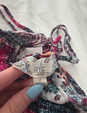 Pink Rose Multi Color Tank Top thumbnail 2