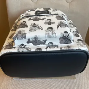 Loungefly Universal Monsters Icons Mini Backpack Frankenstein/Bride, Dracula NWT thumbnail 8