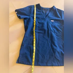 Figs XXS technical Catarina Scrub Top Dark Harbor V-Neck Womens blue thumbnail 9