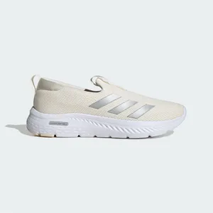 NWT Adidas Cloudfoam Move Lounger Shoes Slip On Off White / Silver Metallic thumbnail 2