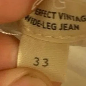 Madewell The Perfect Vintage Wide Leg Denim Jean 33 Front Patch Pocket Edition thumbnail 6
