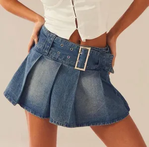 Peppermayo No Angel Denim Micro Mini Skirt thumbnail 3