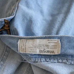 Vintage Wrangler Jeans Cowboy Cut Ombre Dip Dyed Made‎ in USA Size 11x34 14MWZ thumbnail 3