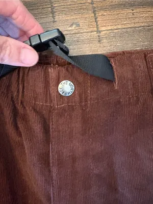 The North Face Corduroy Pants Womens Small Brown Belted Wide Leg thumbnail 6