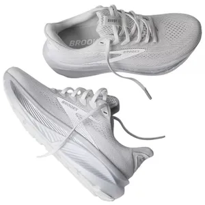 Brooks Women's Ghost 17 Running Shoes White White Grey Size 9.5 NWB thumbnail 10