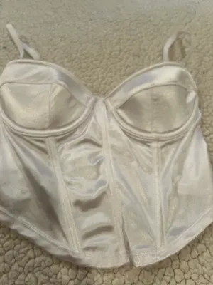 White Corset Top Size M thumbnail 2