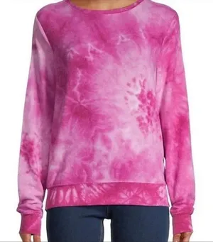 Wildfox love potion tie dye pink sweatshirt thumbnail 1