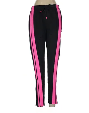 Victoria's Secret pink striped black legging track pants  🩷 thumbnail 4