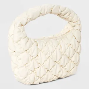 A New Day Cream‎ Quilted Clutch Handbag NWT thumbnail 1