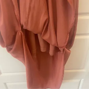 She + Sky Midi Dress in Copper Size Medium NWT‎ thumbnail 8
