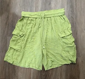 Out From Under Women's Juno Utility Cargo Short Pockets‎ Green Size Medium thumbnail 1