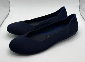 Rothy's The Flat Flats Loafers Shoes Womens Size 8.5 Blue Casual Slip On Comfort thumbnail 1