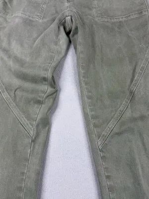 AYR Pants Womens 2 Sage Green Moto Utility Slim Ankle Zip Stretch Cotton thumbnail 3
