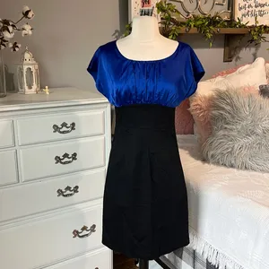 The Limited Dress Dinner Fitted Semi formal Blue Black womens 0 thumbnail 4