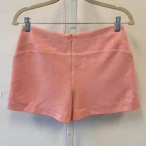 BCBGeneration Lena Coral Pink Textured Waffle Knit Shorts‎ Size 6 YXQ7C650-Q6W thumbnail 2