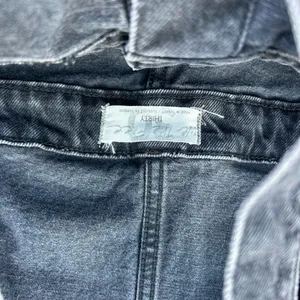Free People Black Denim Overalls Size 30 thumbnail 5
