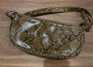 Vintage Urban Outfitters Snake Skin Leather‎ Shoulder Bag thumbnail 1