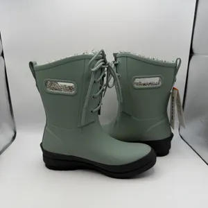 Bogs Amanda II‎ Lace 537823 Rain Boots Women's Sz 6 Jade Waterproof Comfort thumbnail 5