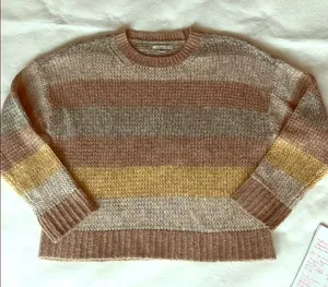 American Eagle Stripped Sweater size M thumbnail 1