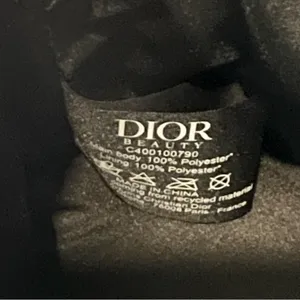 Christian Dior 2024 Black Velvety ‘DIOR’ Monogram Pouch Clutch Bag, NIB thumbnail 6