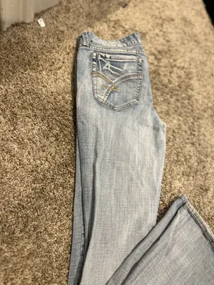 Light Wash Bootcut Jeans thumbnail 8