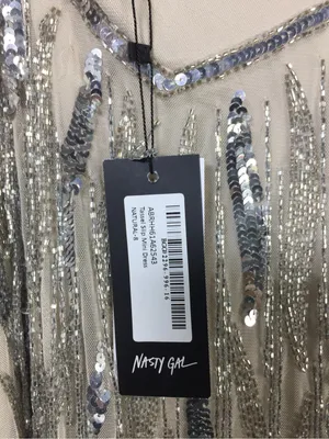 Nasty Gal Beaded Tassel Slip Mini Dress thumbnail 6