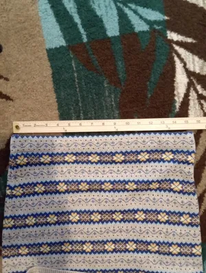 Polo Ralph Lauren Silk Cotton Fair Isle Sweater Skirt Equestrian Nordic Cottage thumbnail 8