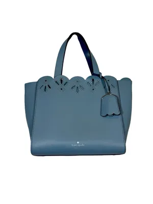 Kate Spade Mini Mina Magnolia Street Eyelet Satchel Blue Dawn/Constellation Blue thumbnail 2