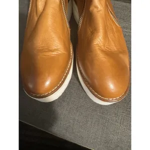 Silent D Nene tan leather booties Women's Size 39 US 8-8.5 Platform thumbnail 7