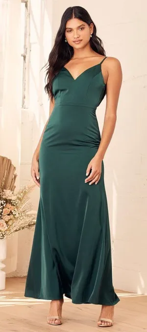 NWT Womens Size Large Lulu's Heartfelt Bliss Sleeveless Cowl Back Maxi Dress NEW thumbnail 1