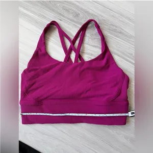 Lululemon Pink Sports Bra‎ Size M thumbnail 4