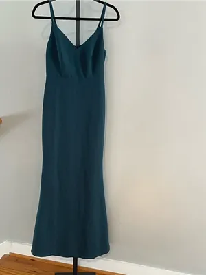 Lulus Infinite Glory Forest Green Maxi Dress Size Small thumbnail 3
