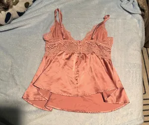 Victoria's Secret Cropped Cami Satin Lace thumbnail 3