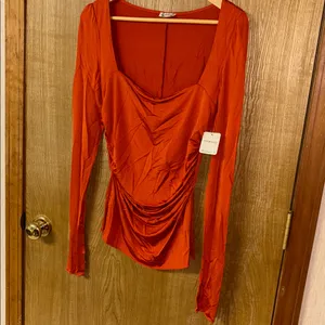 Intimately Free People “Wind Down” Orange Top thumbnail 5