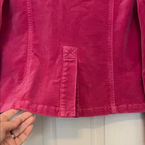 Allen Allen Fuschia Pink Velvet Blazer thumbnail 10