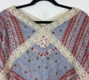 Free People Prairie Days 3/4th Sleeve Boho Blouse thumbnail 4